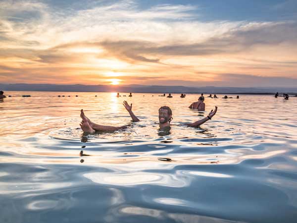 Flouting In Dead sea 